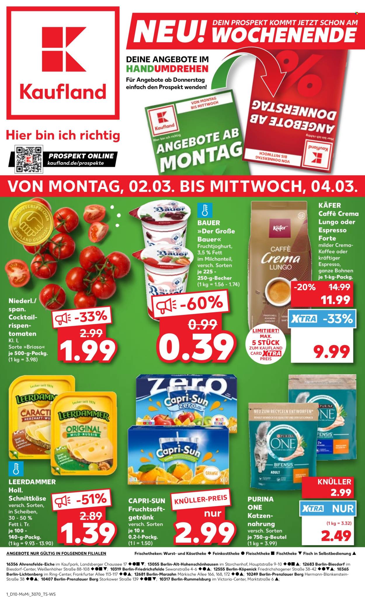 Kaufland Prospekte  - 2.03.2026 - 4.03.2026. Seite 1