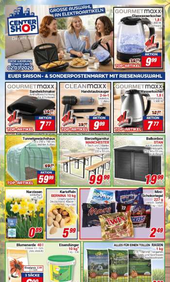 Prospekte CENTERSHOP - 2.03.2026 - 7.03.2026.