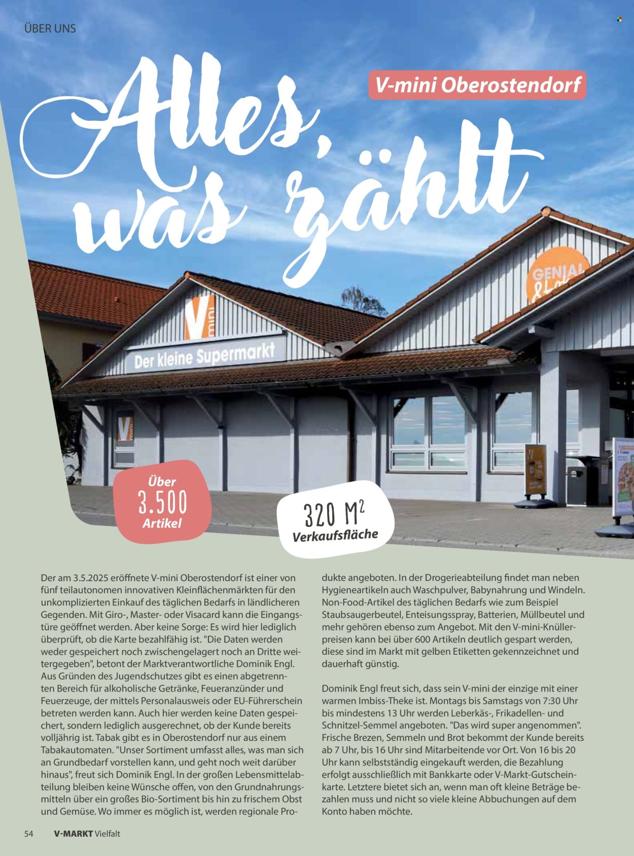 V-Markt Prospekte  - 1.03.2026 - 30.04.2026. Seite 54