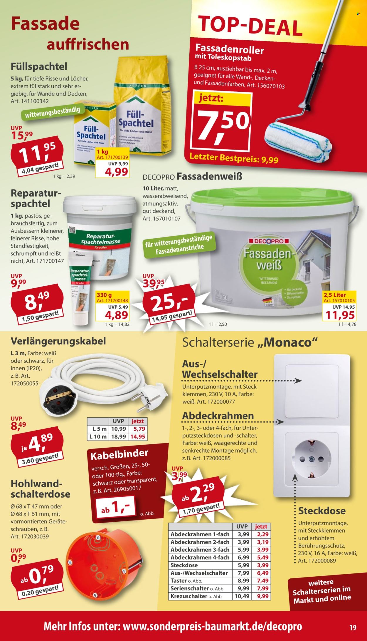 Sonderpreis-Baumarkt Prospekte  - 7.03.2026 - 13.03.2026. Seite 19