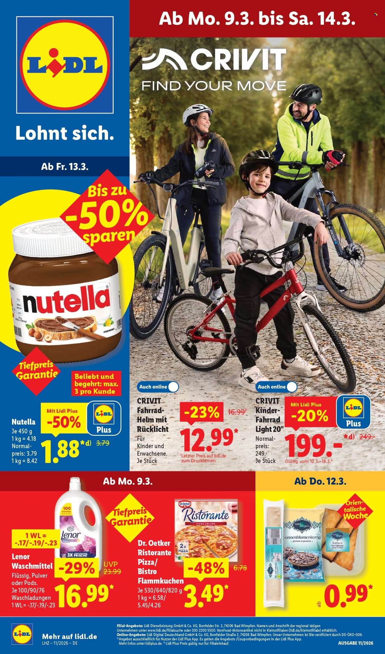 Lidl Prospekte  - 9.03.2026 - 14.03.2026. Seite 1