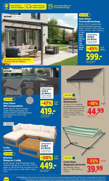 thumbnail - Home Deluxe Terrassenüberdachung
