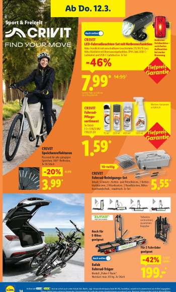 thumbnail - CRIVIT Fahrrad-Pflegesortiment