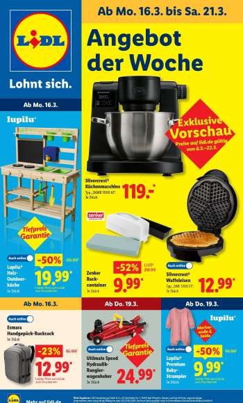 Prospekte Lidl - 16.03.2026 - 21.03.2026.