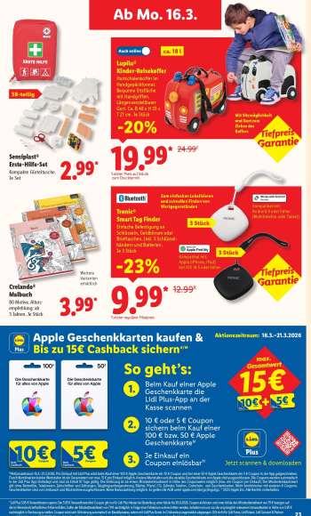 thumbnail - Lupilu® Kinder-Reisekoffer