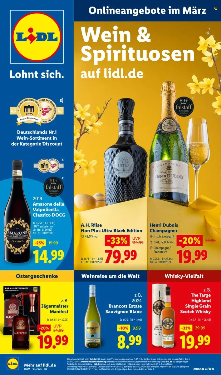Lidl Prospekte  - 1.03.2026 - 31.03.2026. Seite 1