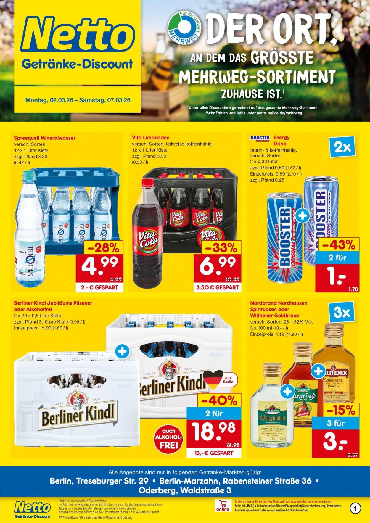 Netto Marken-Discount Prospekte  - 2.03.2026 - 7.03.2026. Seite 1