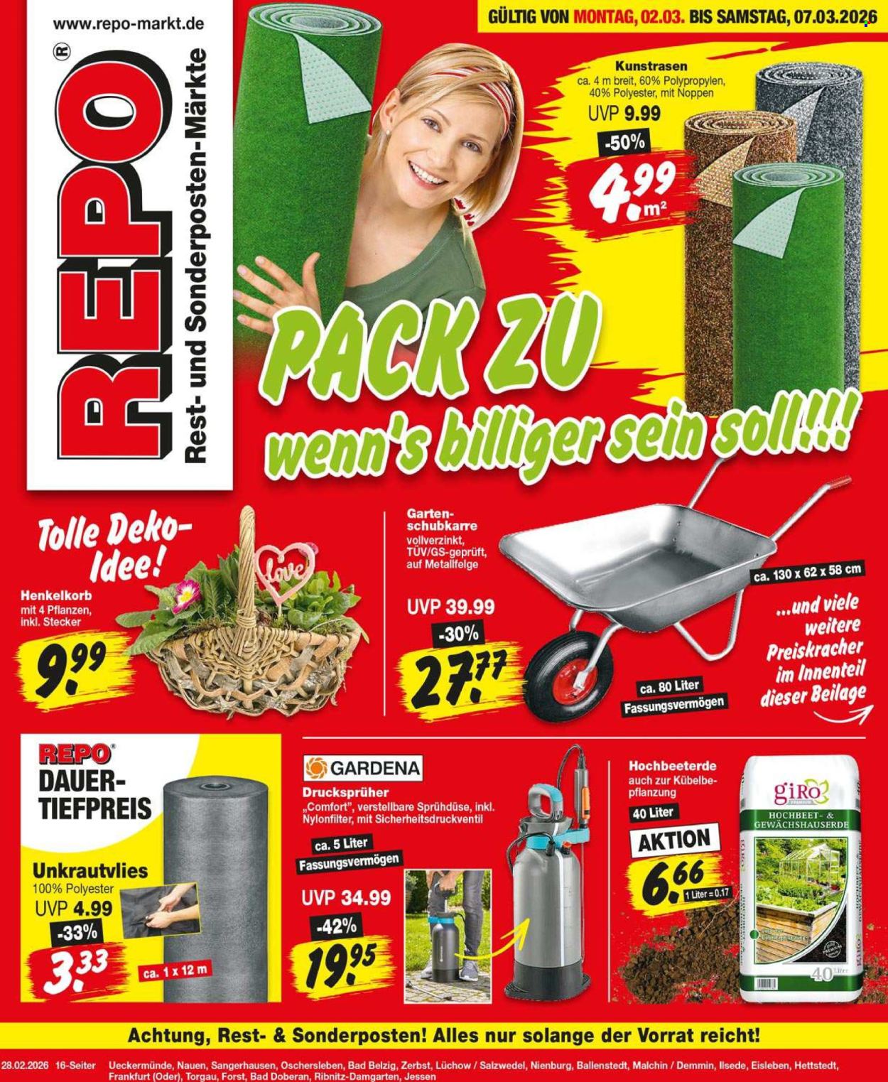 Repo Prospekte  - 2.03.2026 - 7.03.2026. Seite 1
