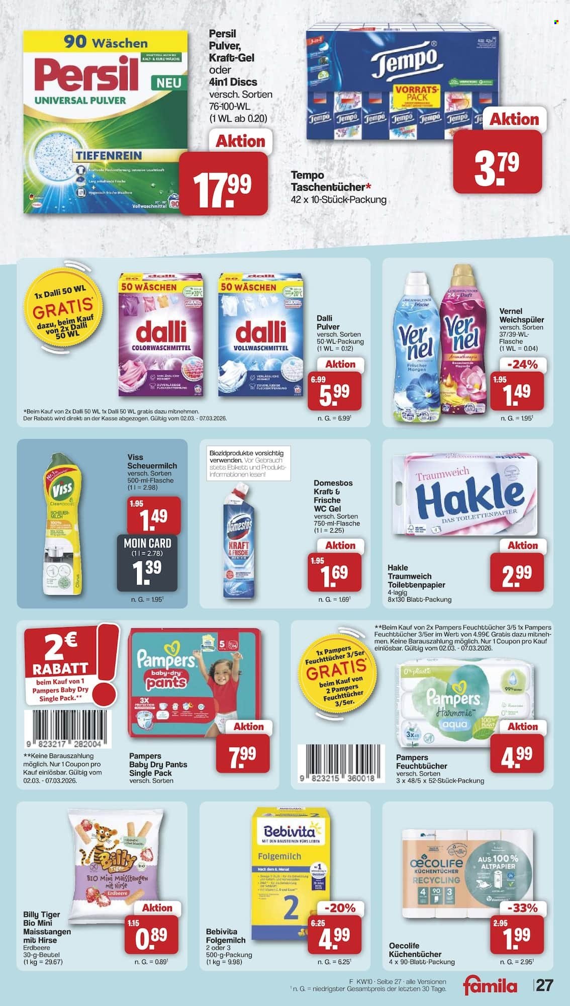 famila Prospekte  - 2.03.2026 - 7.03.2026. Seite 29