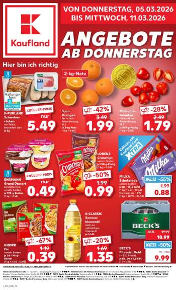 Prospekte Kaufland - 5.03.2026 - 11.03.2026.