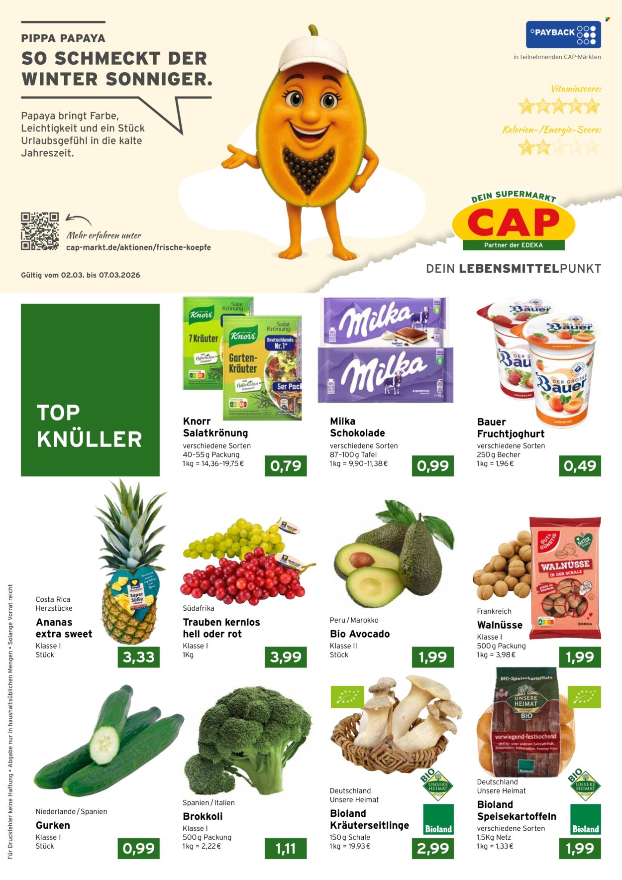 CAP-Markt Prospekte  - 2.03.2026 - 7.03.2026. Seite 1