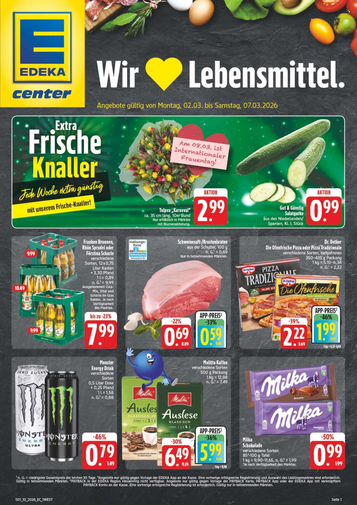 E center Prospekte  - 2.03.2026 - 7.03.2026. Seite 1