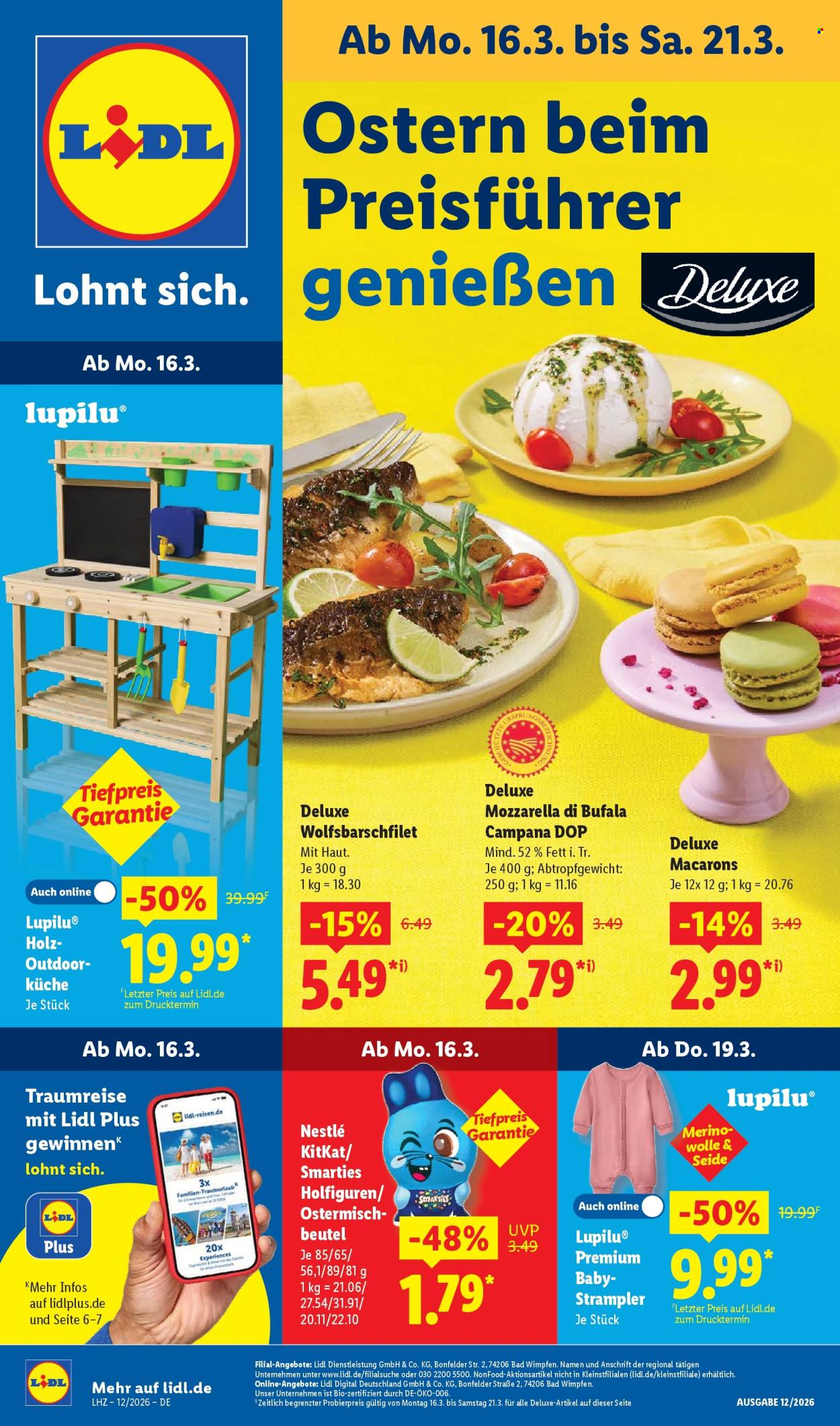 Lidl Prospekte  - 16.03.2026 - 21.03.2026. Seite 1