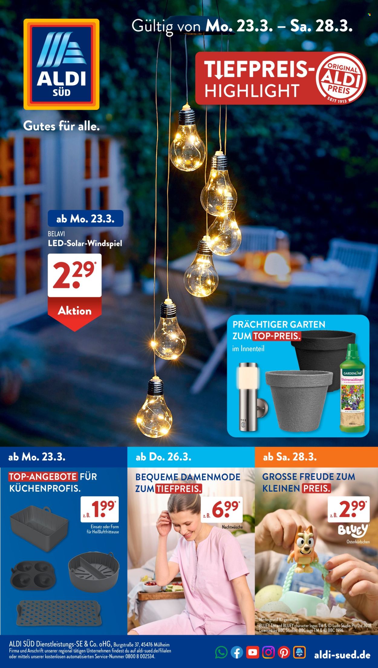 ALDI SÜD Prospekte  - 9.03.2026 - 9.03.2026. Seite 1