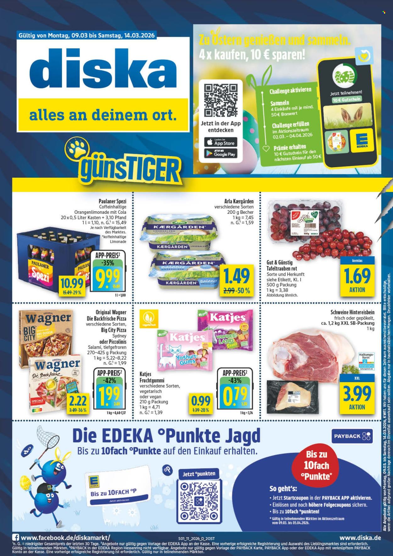 Diska Prospekte  - 9.03.2026 - 14.03.2026. Seite 1
