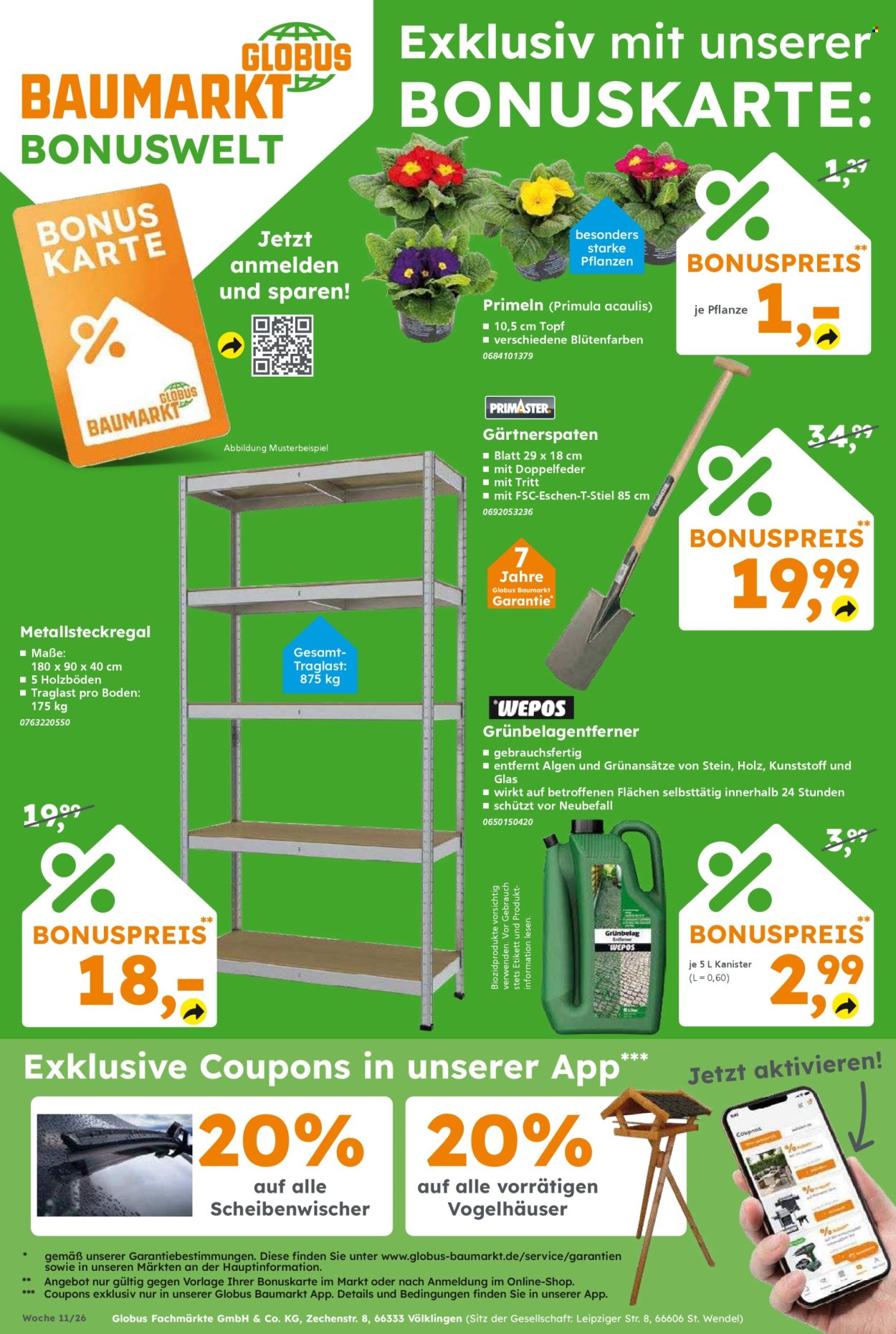 Globus Baumarkt Prospekte  - 9.03.2026 - 14.03.2026. Seite 16