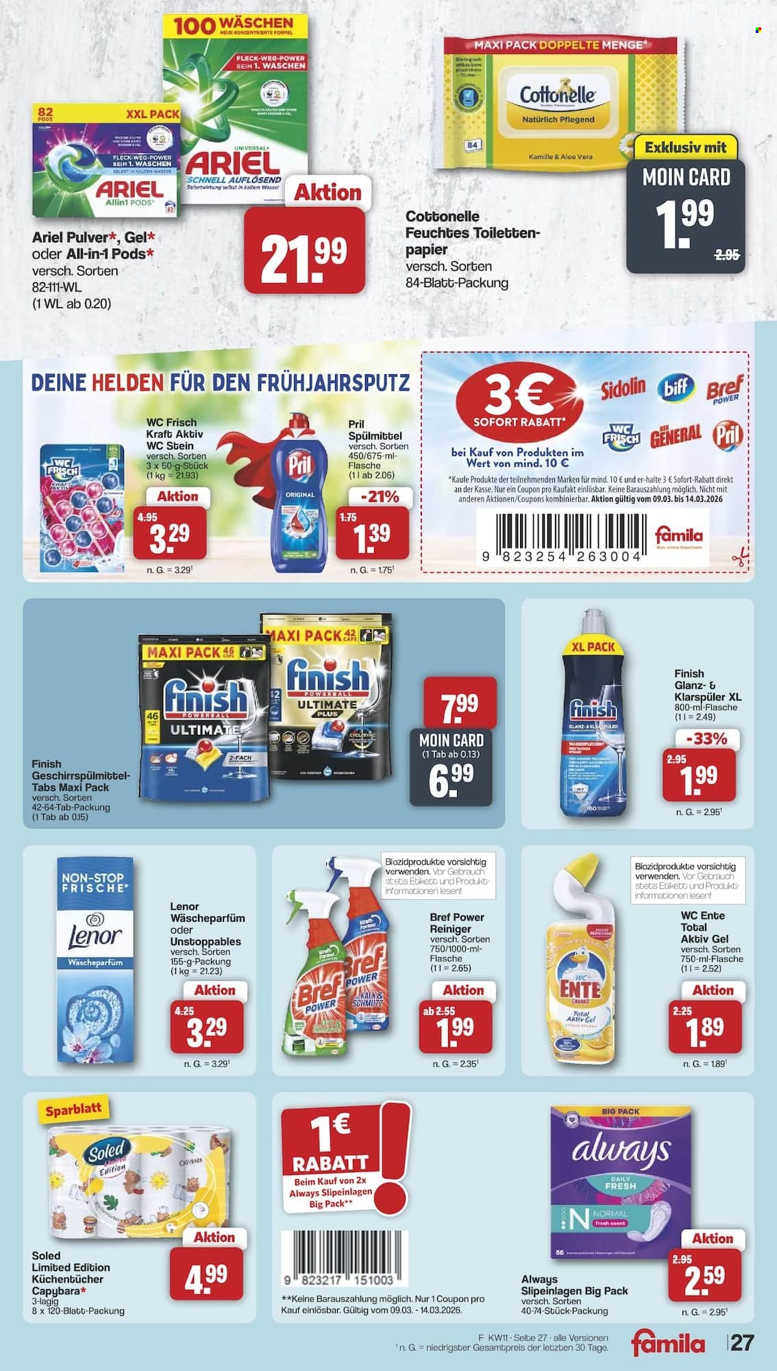 famila Prospekte  - 9.03.2026 - 14.03.2026. Seite 31