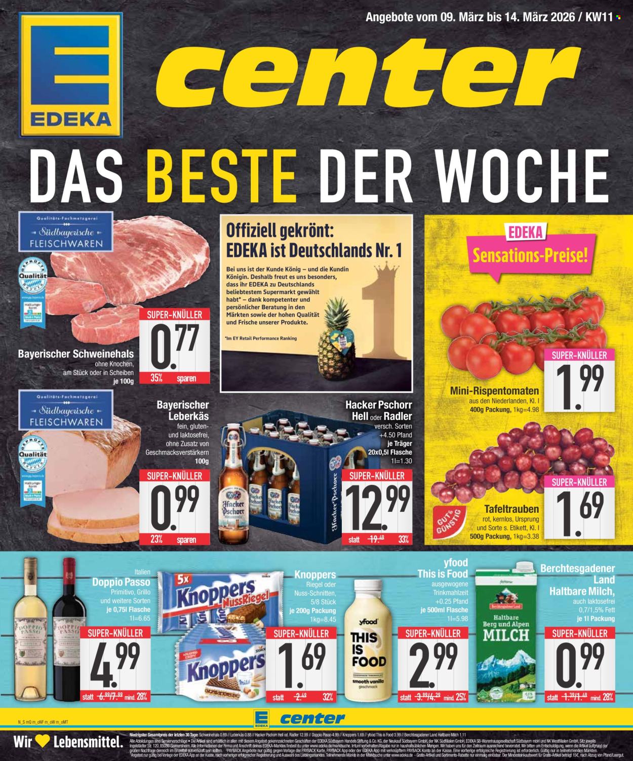 Edeka Prospekte  - 9.03.2026 - 14.03.2026. Seite 1