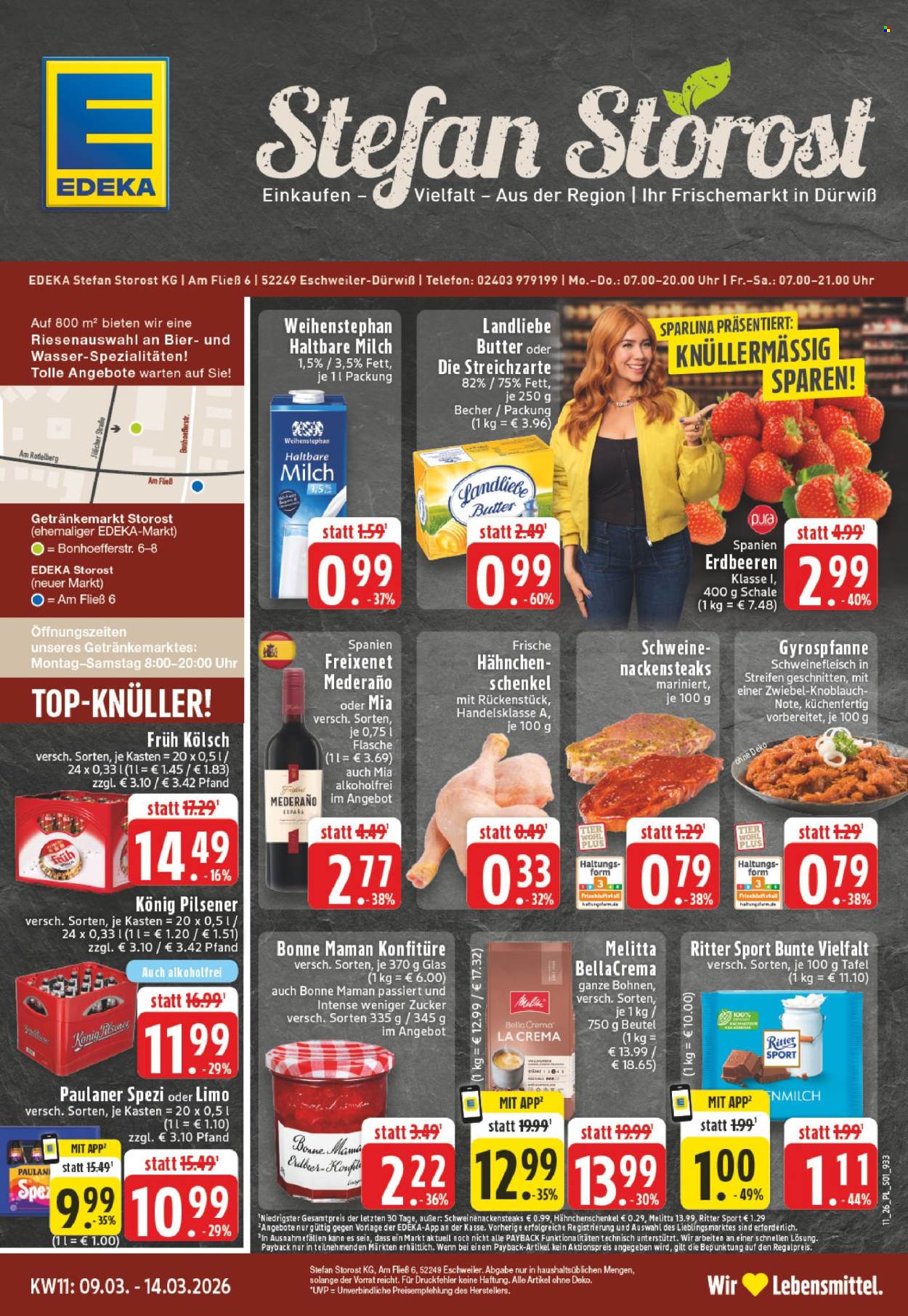 Edeka Prospekte  - 9.03.2026 - 14.03.2026. Seite 1
