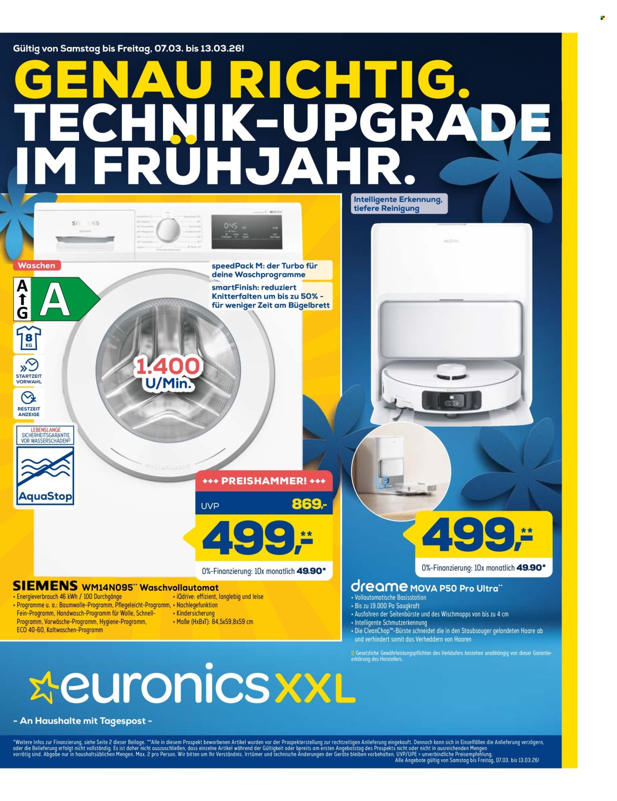 Euronics Prospekte  - 7.03.2026 - 13.03.2026. Seite 1