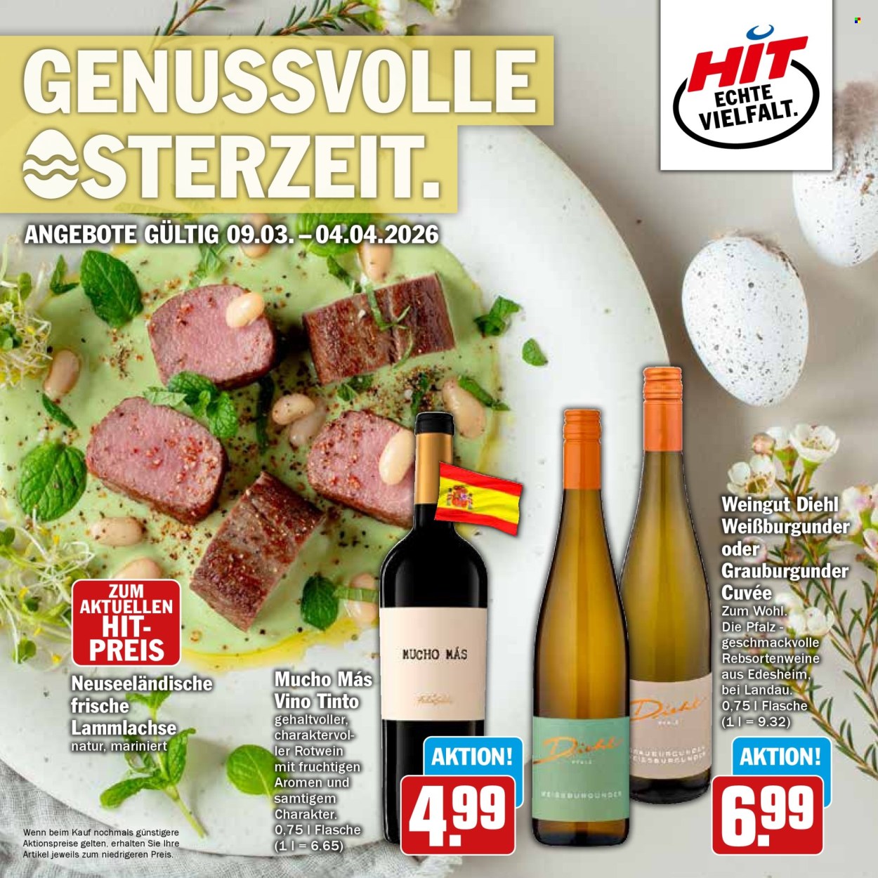 Hit Prospekte  - 9.03.2026 - 4.04.2026. Seite 1
