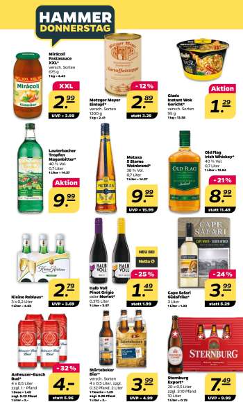 thumbnail - Halb Voll Pinot Grigio oder Merlot