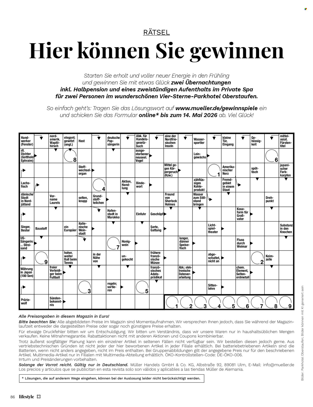 Müller Prospekte  - 1.03.2026 - 30.04.2026. Seite 86