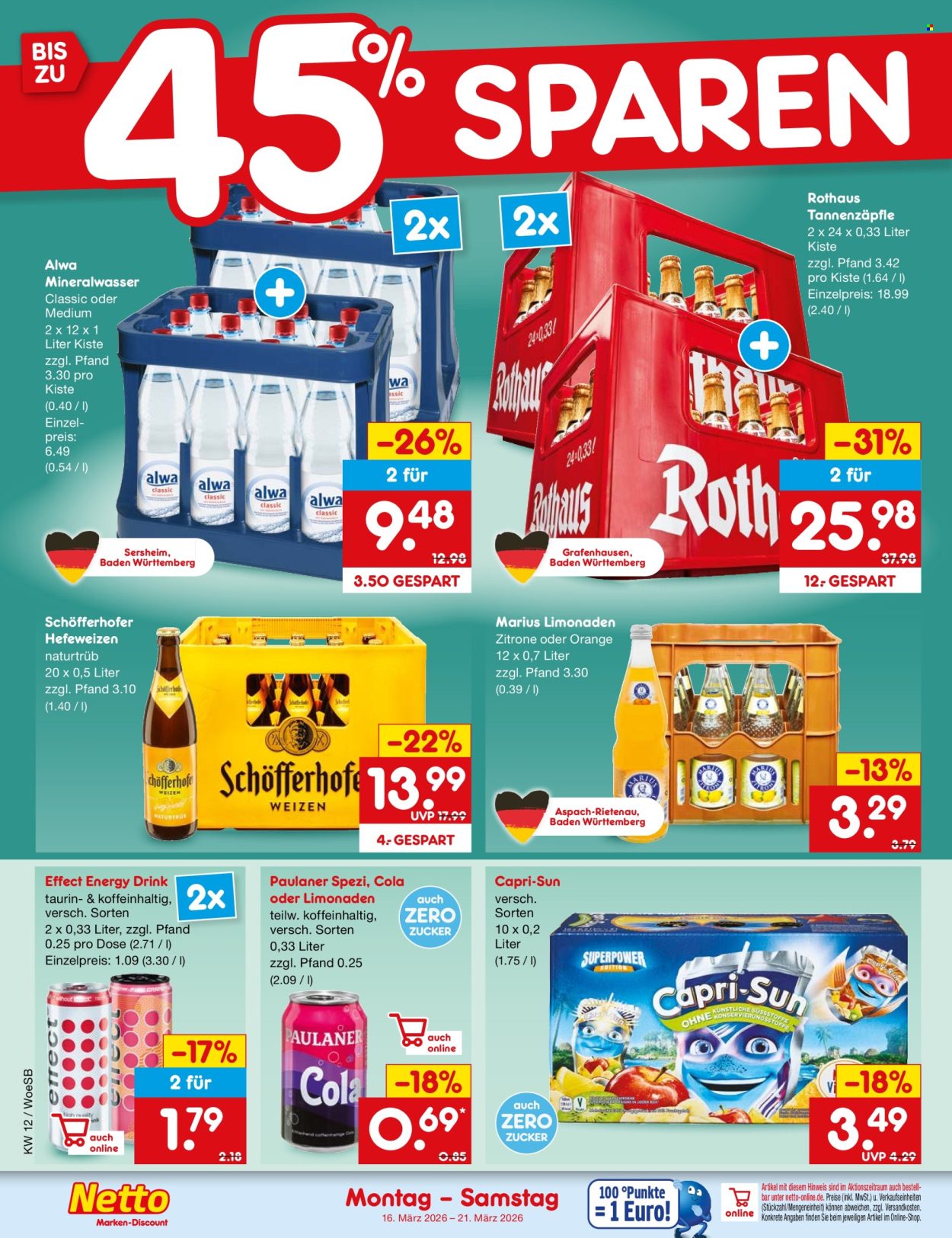 Netto Marken-Discount Prospekte  - 16.03.2026 - 21.03.2026. Seite 26