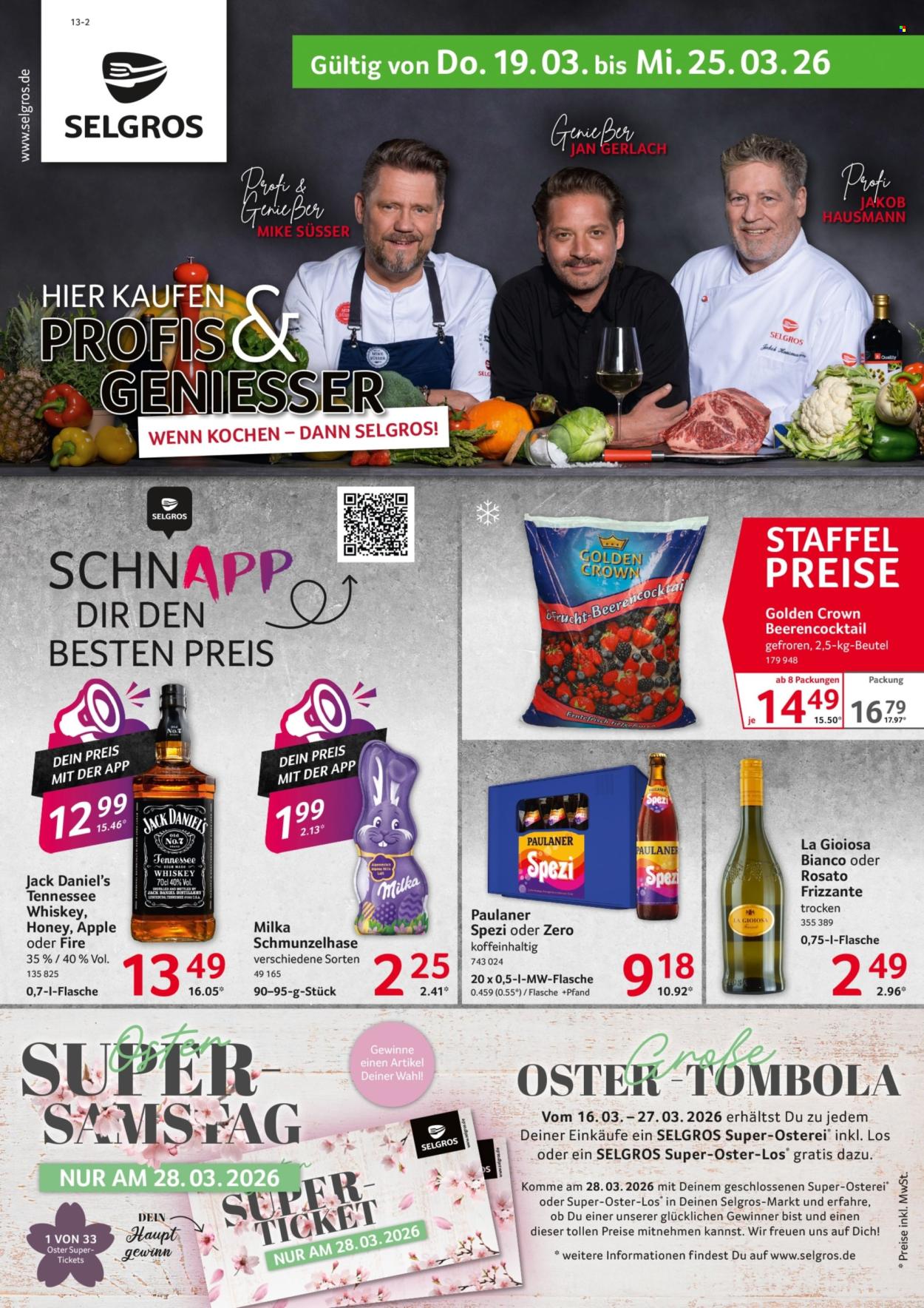 Selgros Prospekte  - 19.03.2026 - 25.03.2026. Seite 1