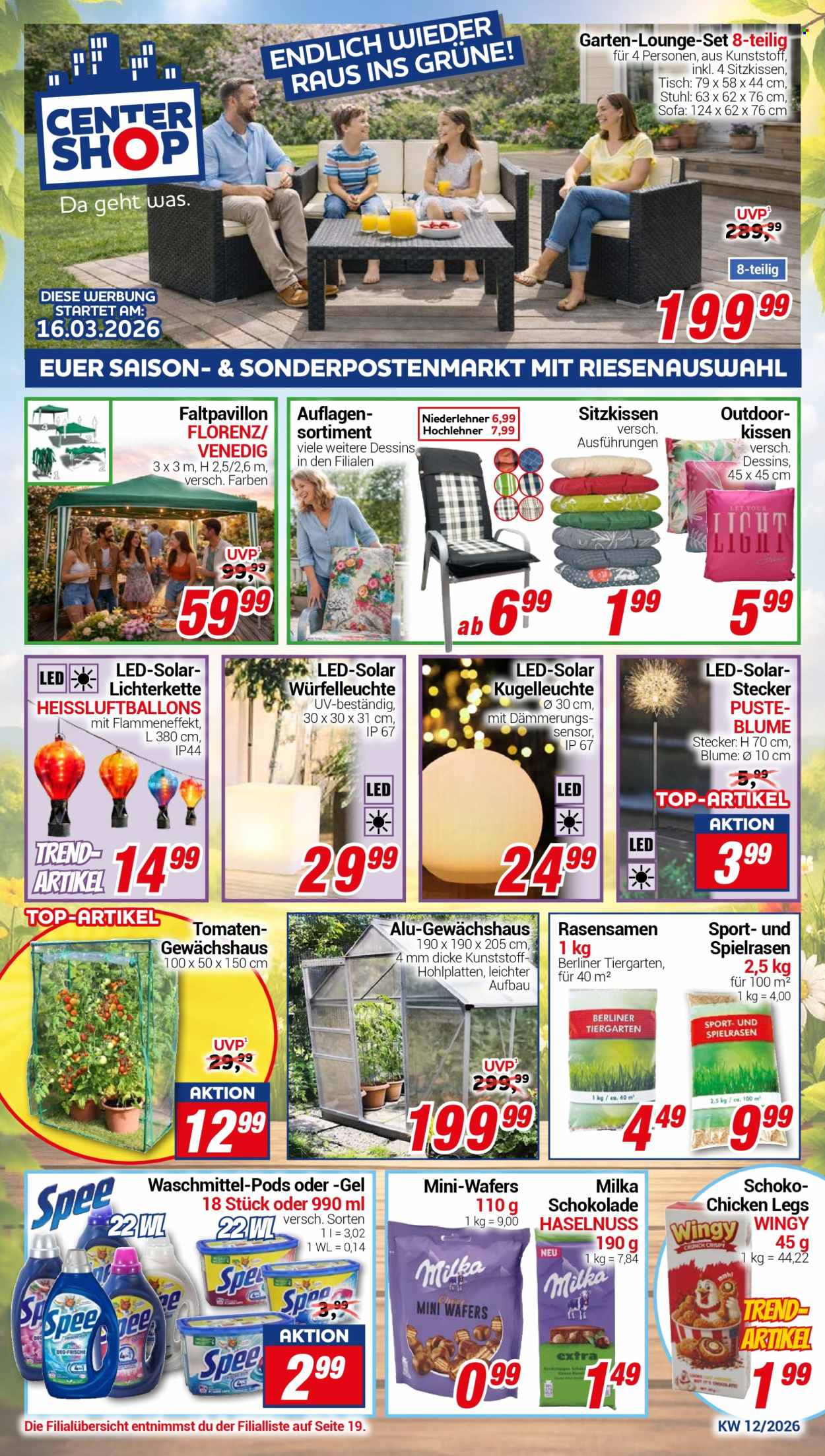CENTERSHOP Prospekte  - 16.03.2026 - 21.03.2026. Seite 1