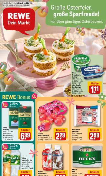 Prospekte REWE - 16.03.2026 - 21.03.2026.