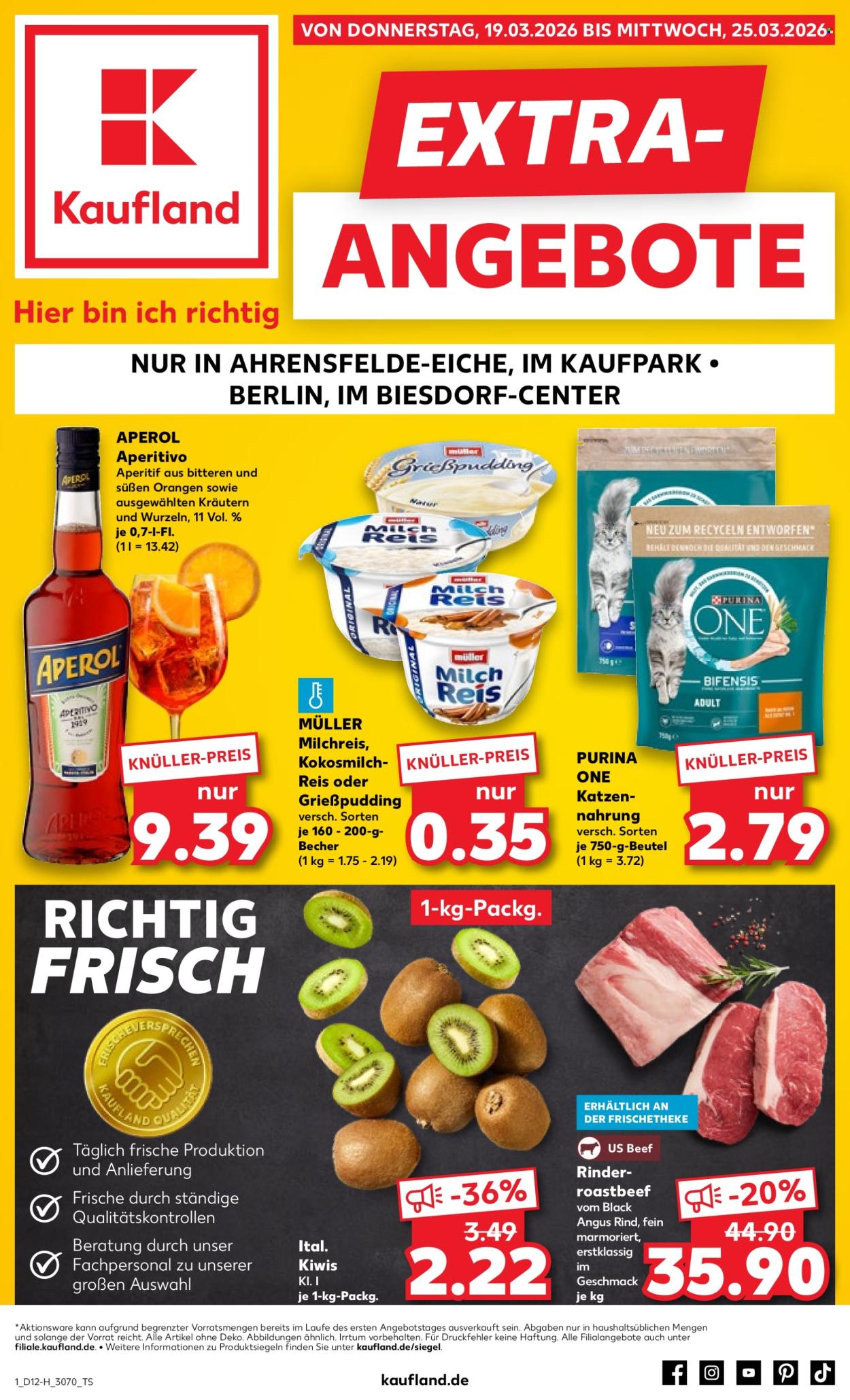 Kaufland Prospekte  - 19.03.2026 - 25.03.2026. Seite 1