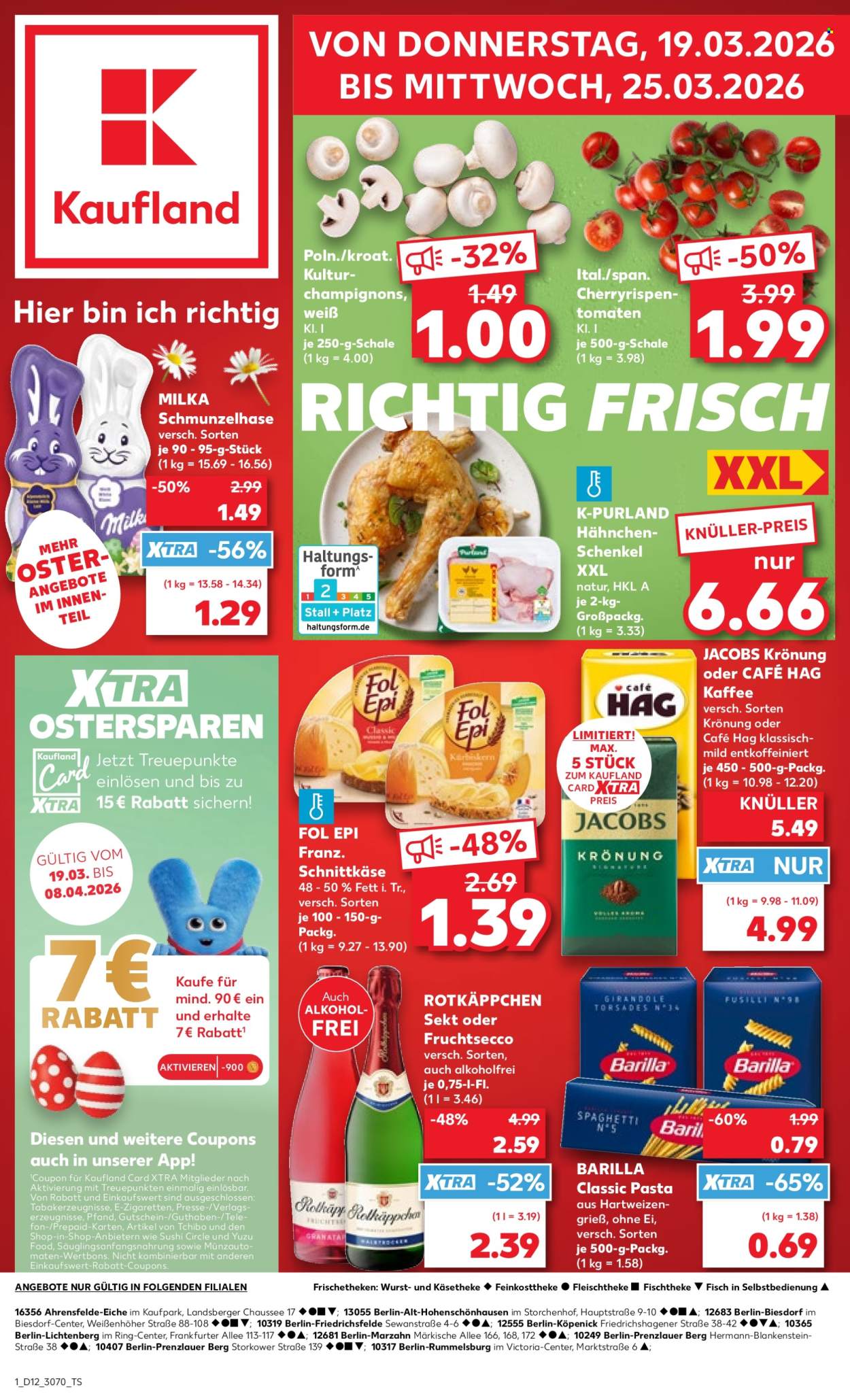 Kaufland Prospekte  - 19.03.2026 - 25.03.2026. Seite 1