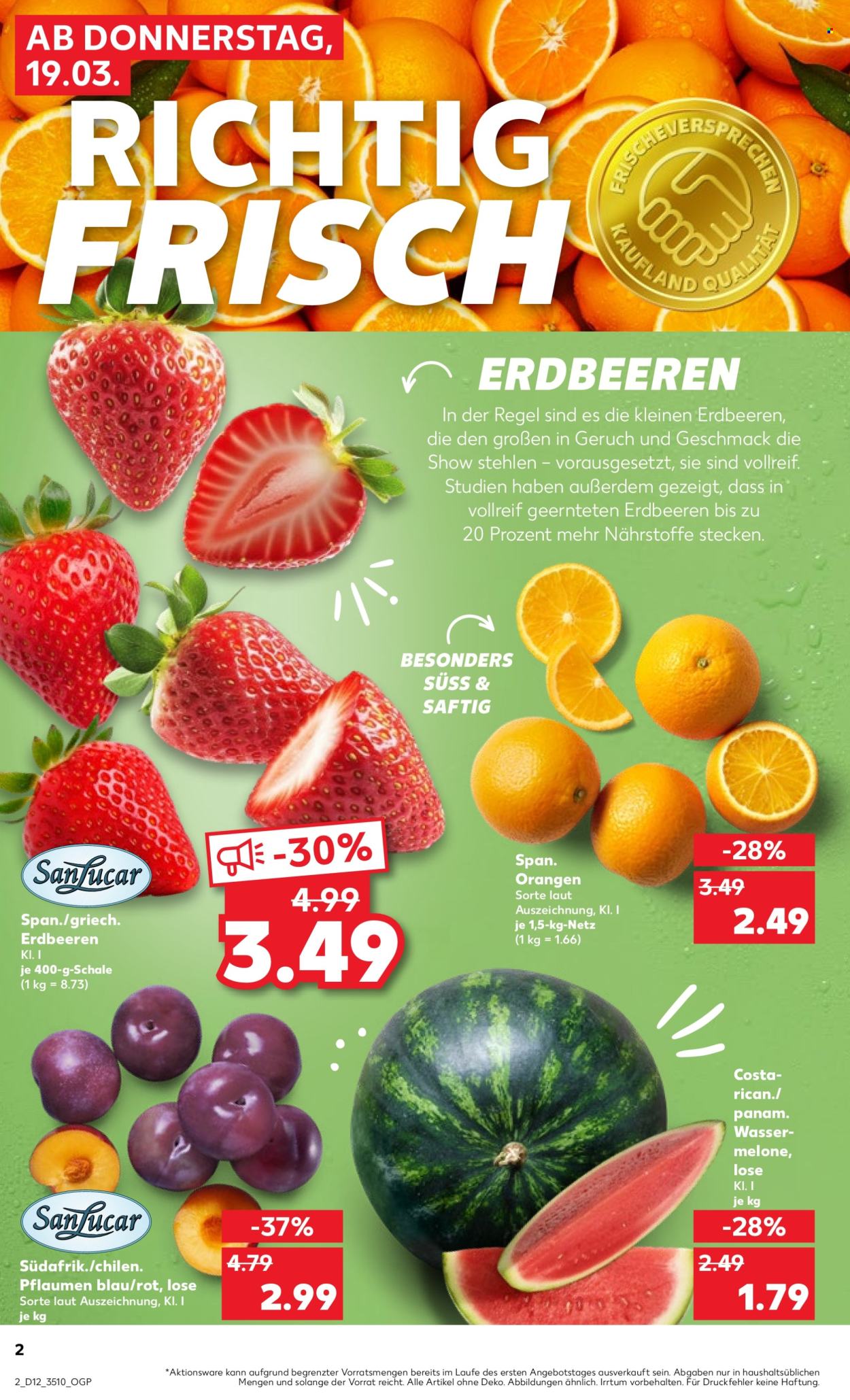 Kaufland Prospekte  - 19.03.2026 - 25.03.2026. Seite 2