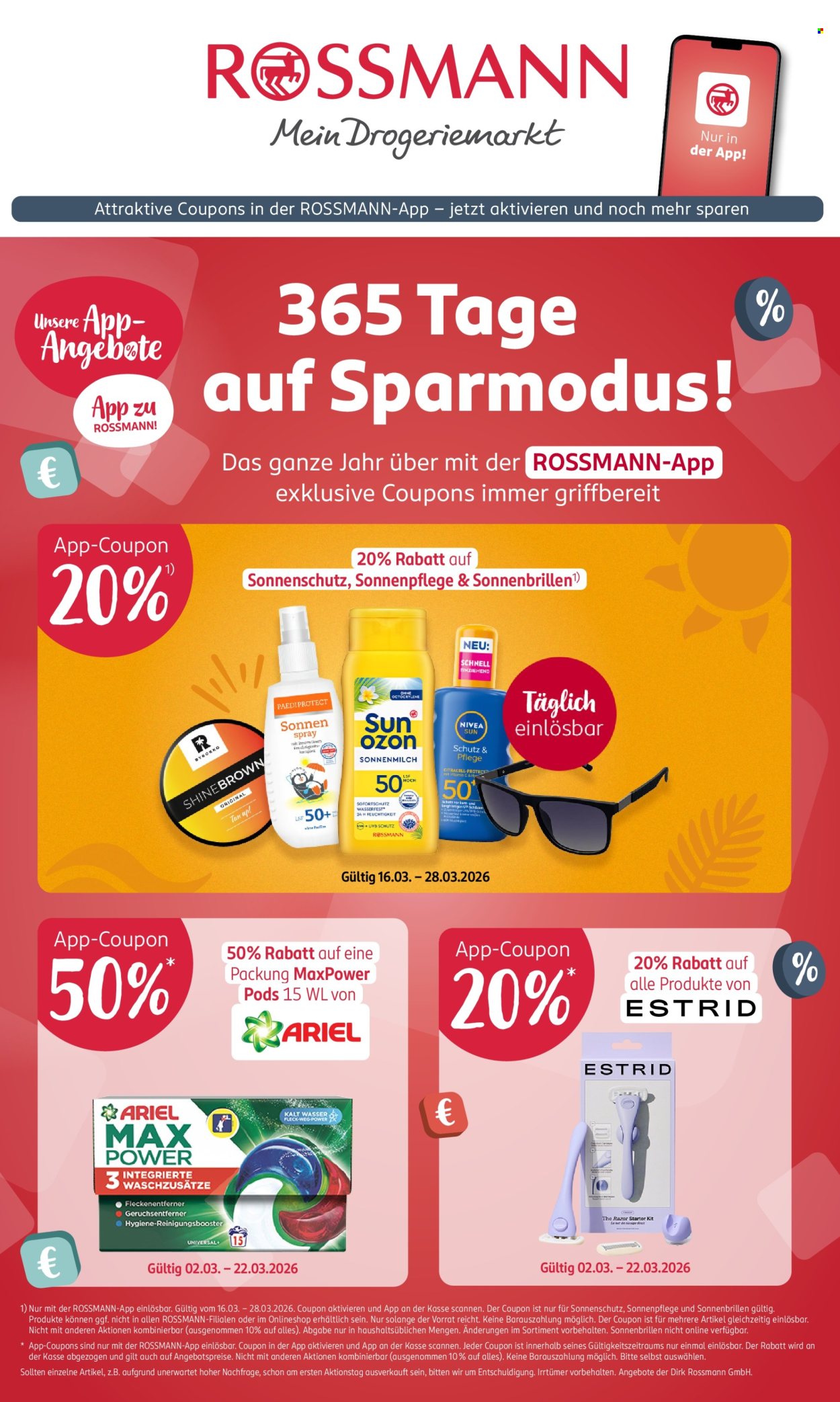 Rossmann Prospekte  - 2.03.2026 - 28.03.2026. Seite 1