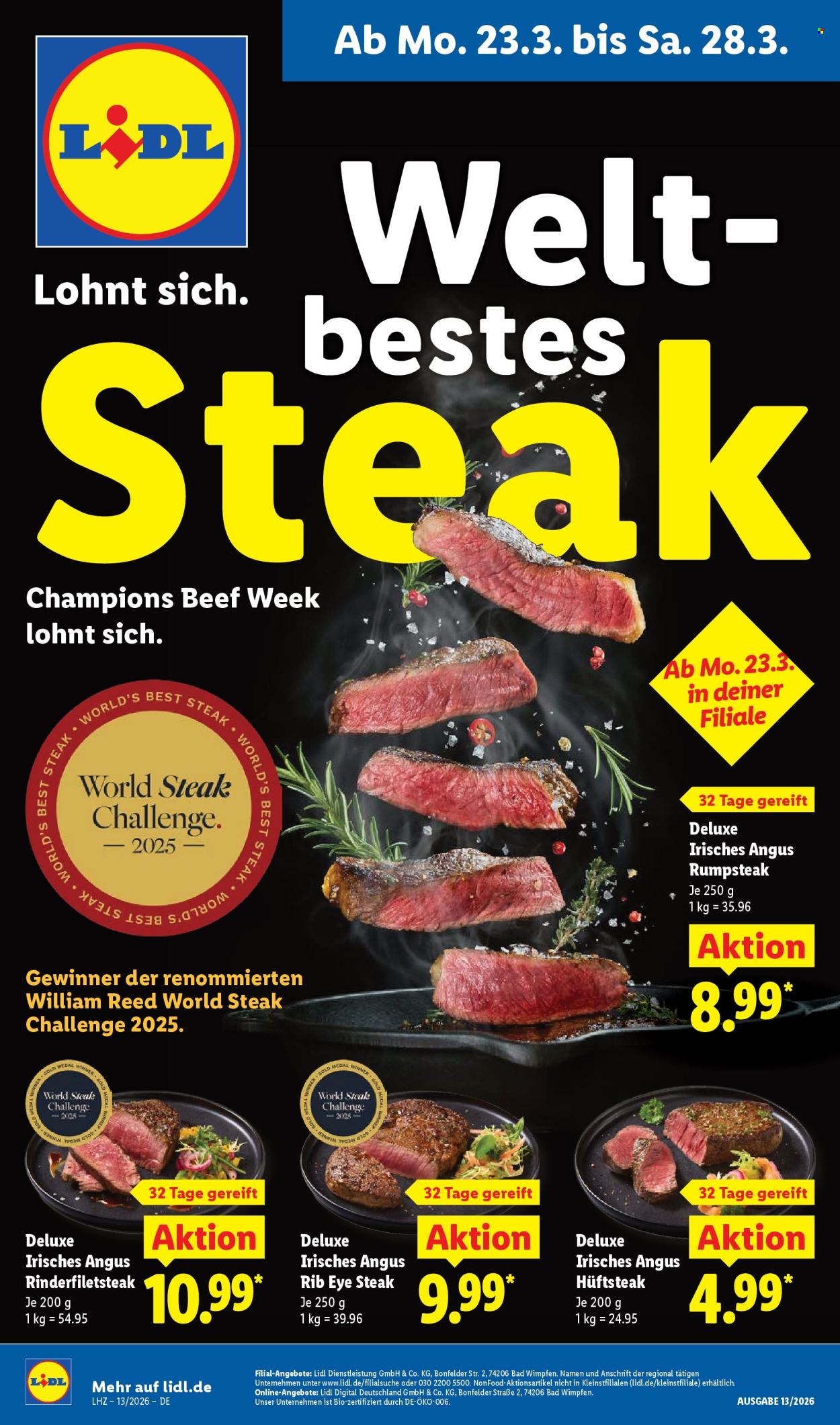 Lidl Prospekte  - 23.03.2026 - 28.03.2026. Seite 1