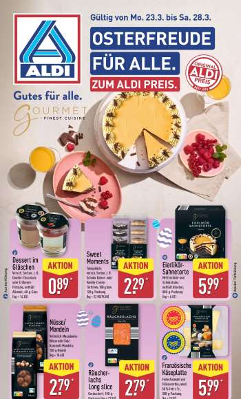 Prospekte ALDI Nord - 23.03.2026 - 28.03.2026.