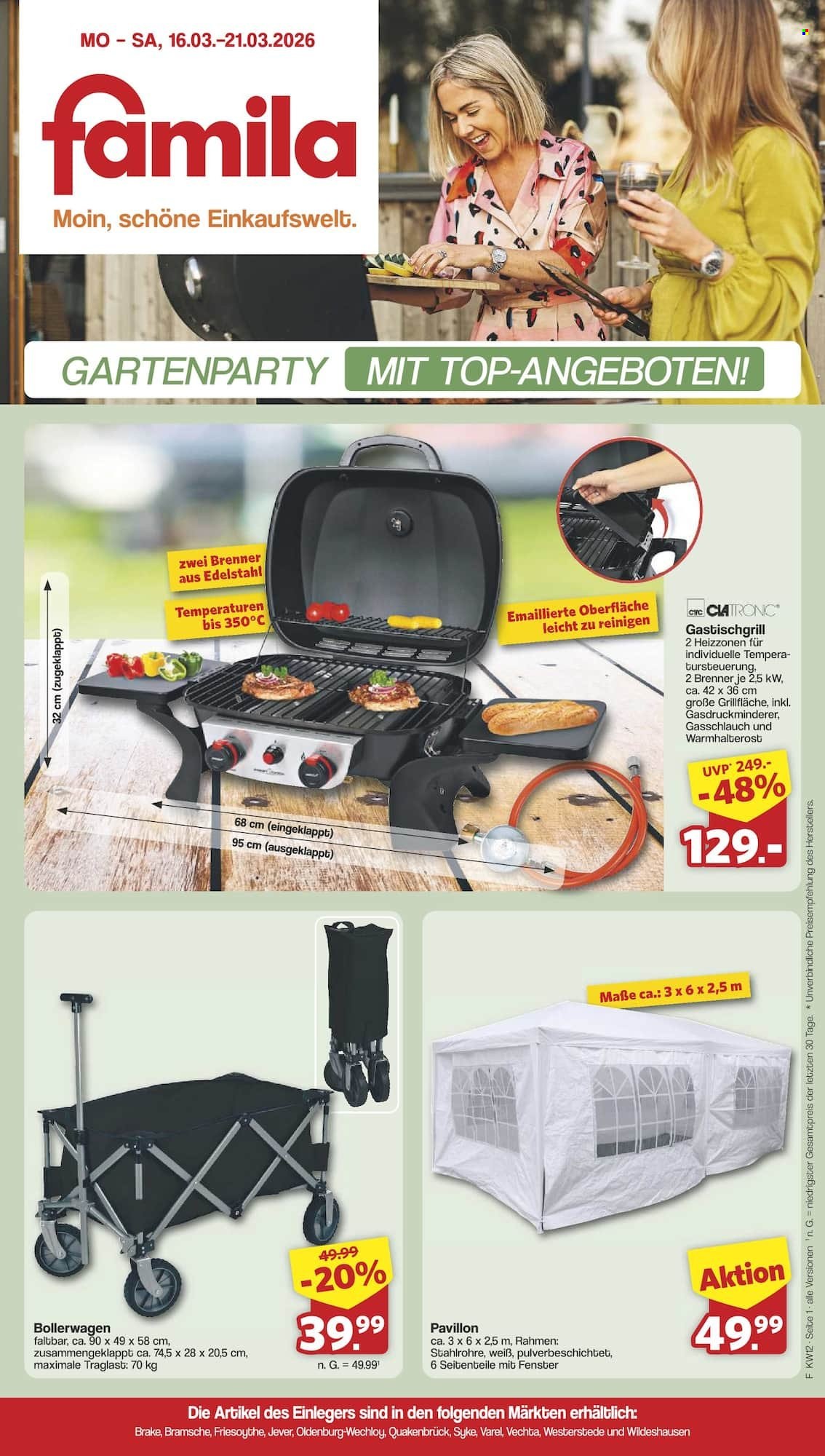 famila Prospekte  - 16.03.2026 - 21.03.2026. Seite 1