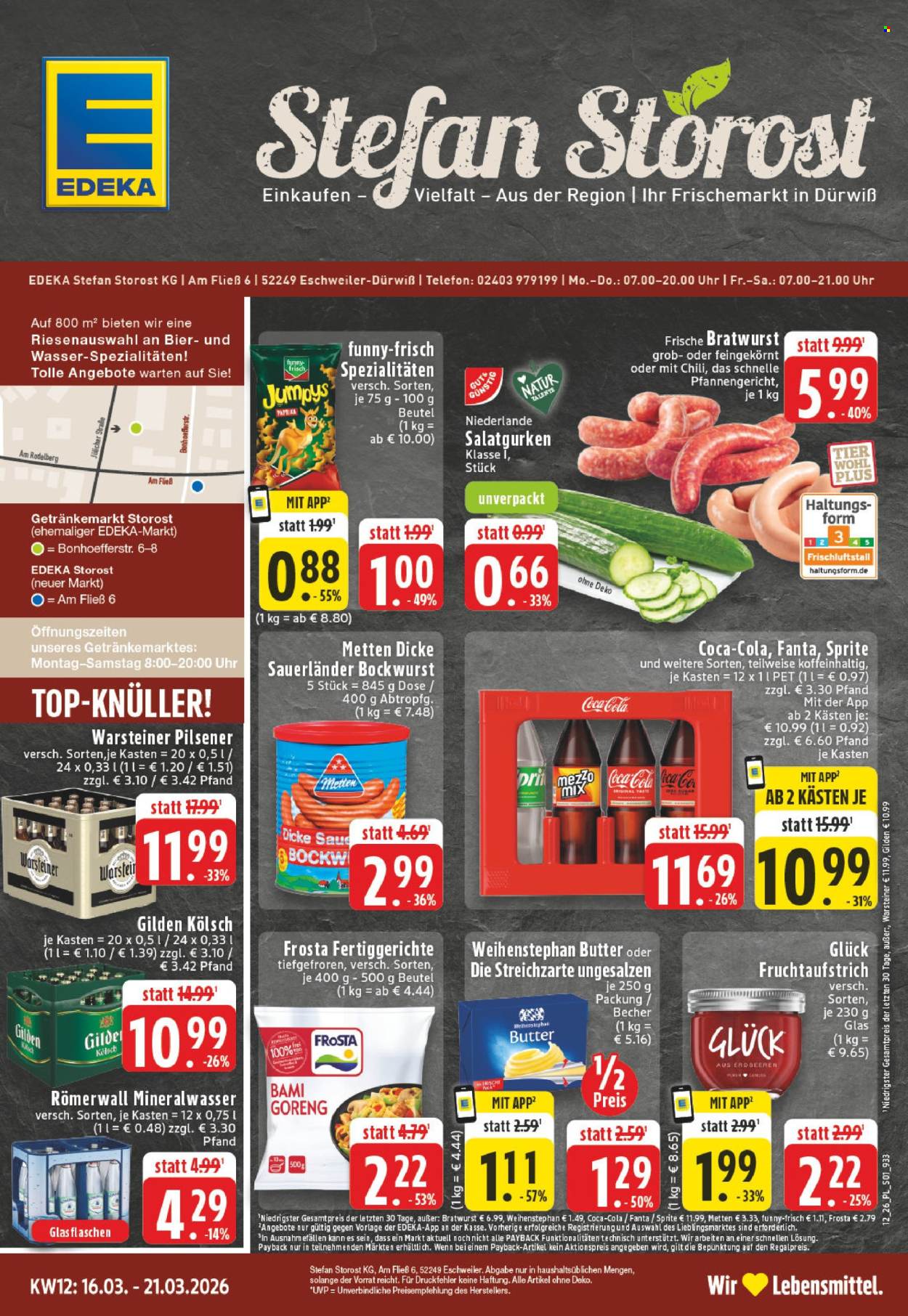 Edeka Prospekte  - 16.03.2026 - 21.03.2026. Seite 1