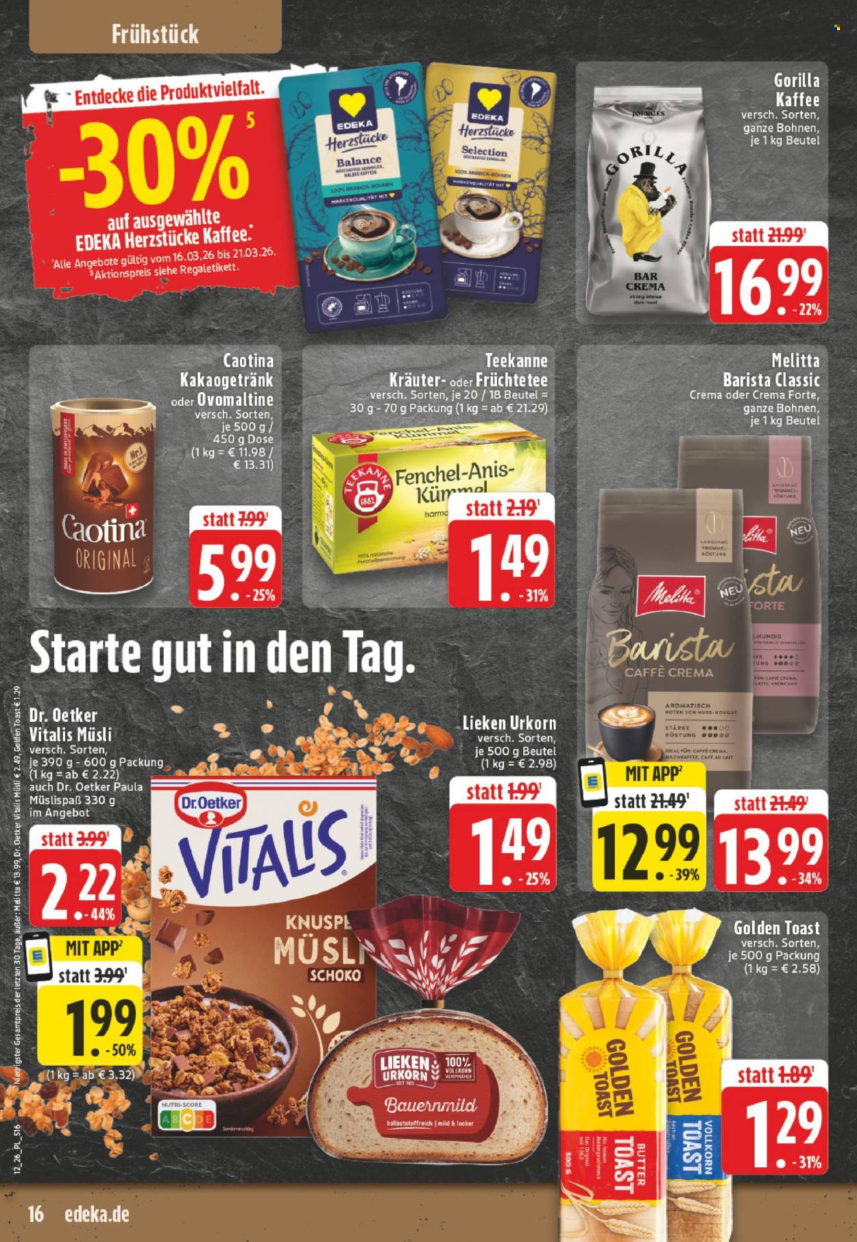 Edeka Prospekte  - 16.03.2026 - 21.03.2026. Seite 16