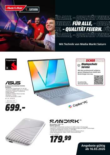 Prospekte MediaMarkt - 16.03.2026 - 21.03.2026.