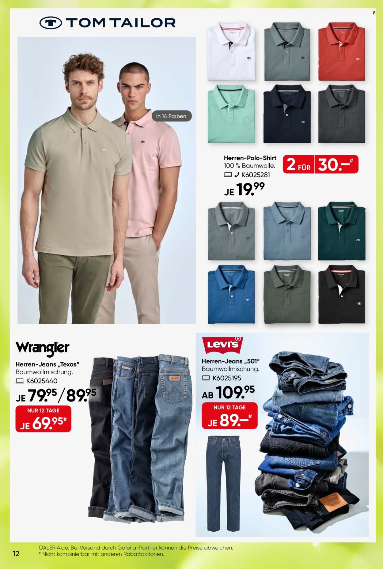 GALERIA Karstadt Kaufhof Prospekte  - 18.03.2026 - 29.03.2026. Seite 12