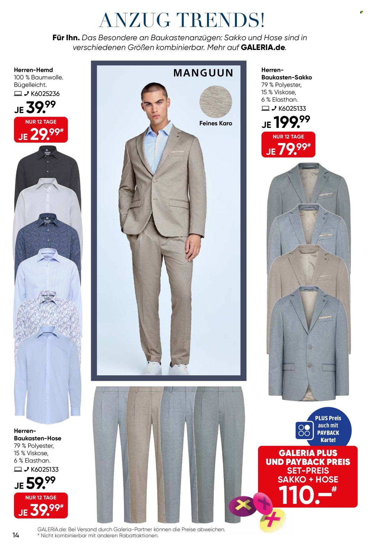 GALERIA Karstadt Kaufhof Prospekte  - 18.03.2026 - 29.03.2026. Seite 14