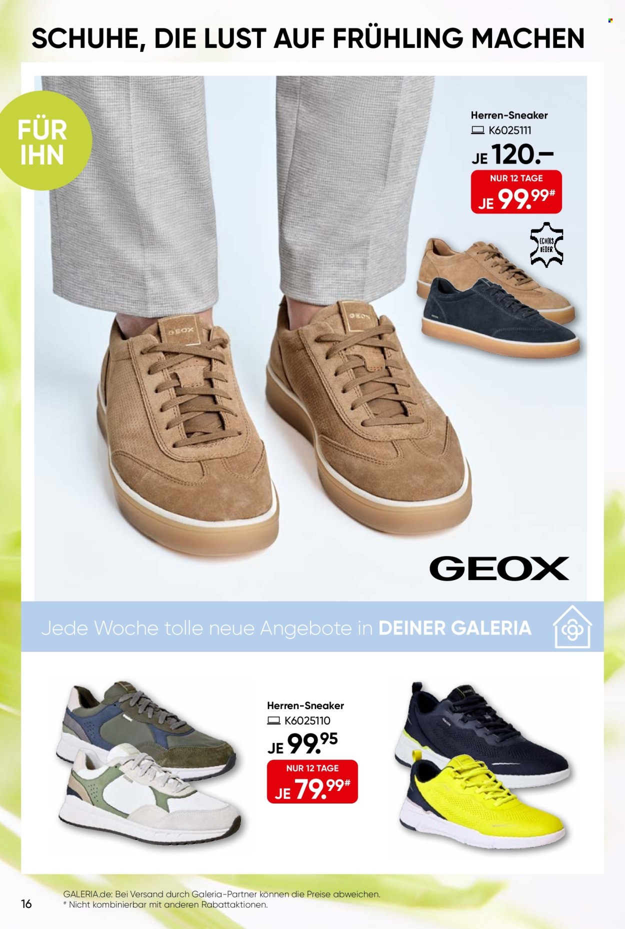 GALERIA Karstadt Kaufhof Prospekte  - 18.03.2026 - 29.03.2026. Seite 16