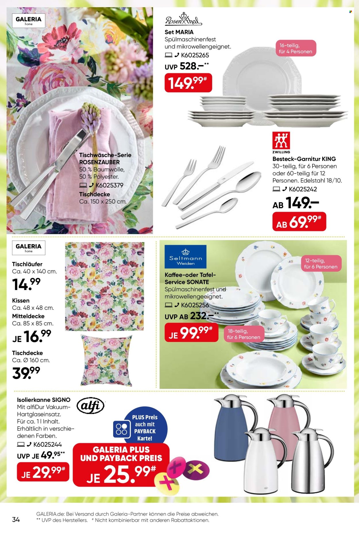 GALERIA Karstadt Kaufhof Prospekte  - 18.03.2026 - 29.03.2026. Seite 34