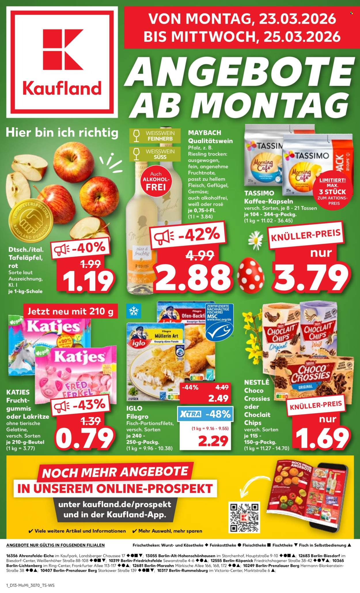 Kaufland Prospekte  - 23.03.2026 - 25.03.2026. Seite 1