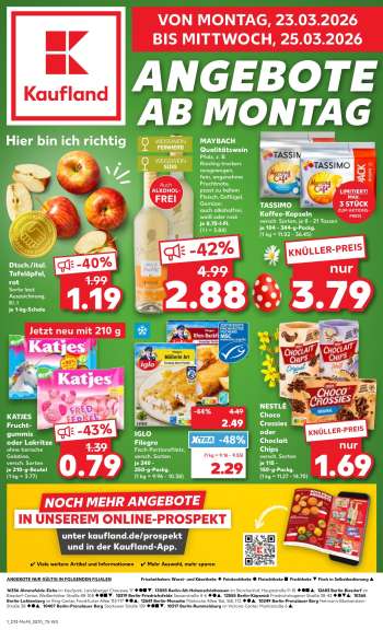 Prospekte Kaufland - 23.03.2026 - 25.03.2026.