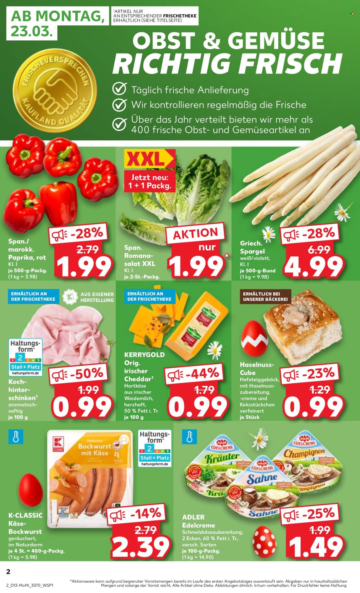 Kaufland Prospekte  - 23.03.2026 - 25.03.2026. Seite 2