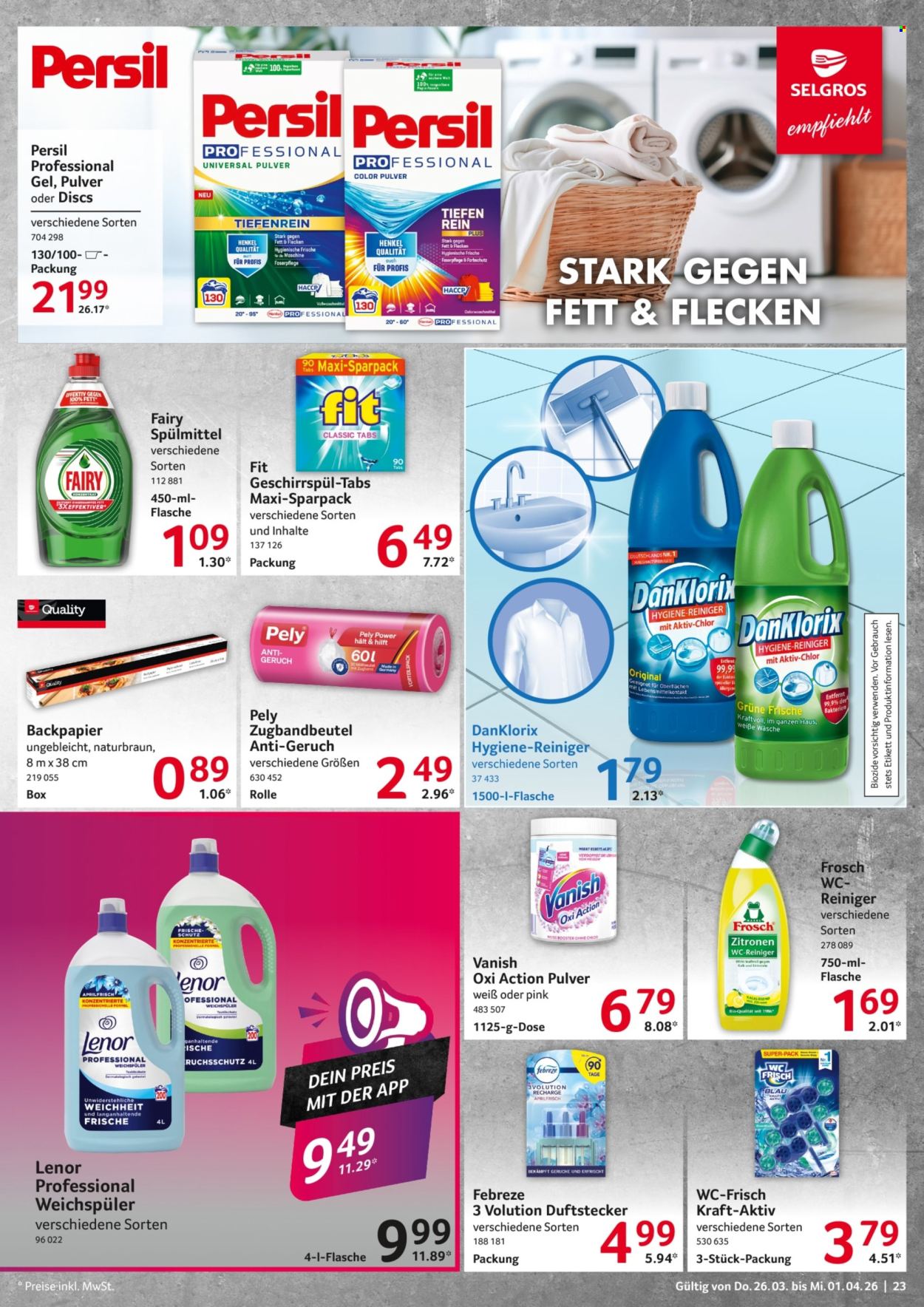 Selgros Prospekte  - 26.03.2026 - 1.04.2026. Seite 23