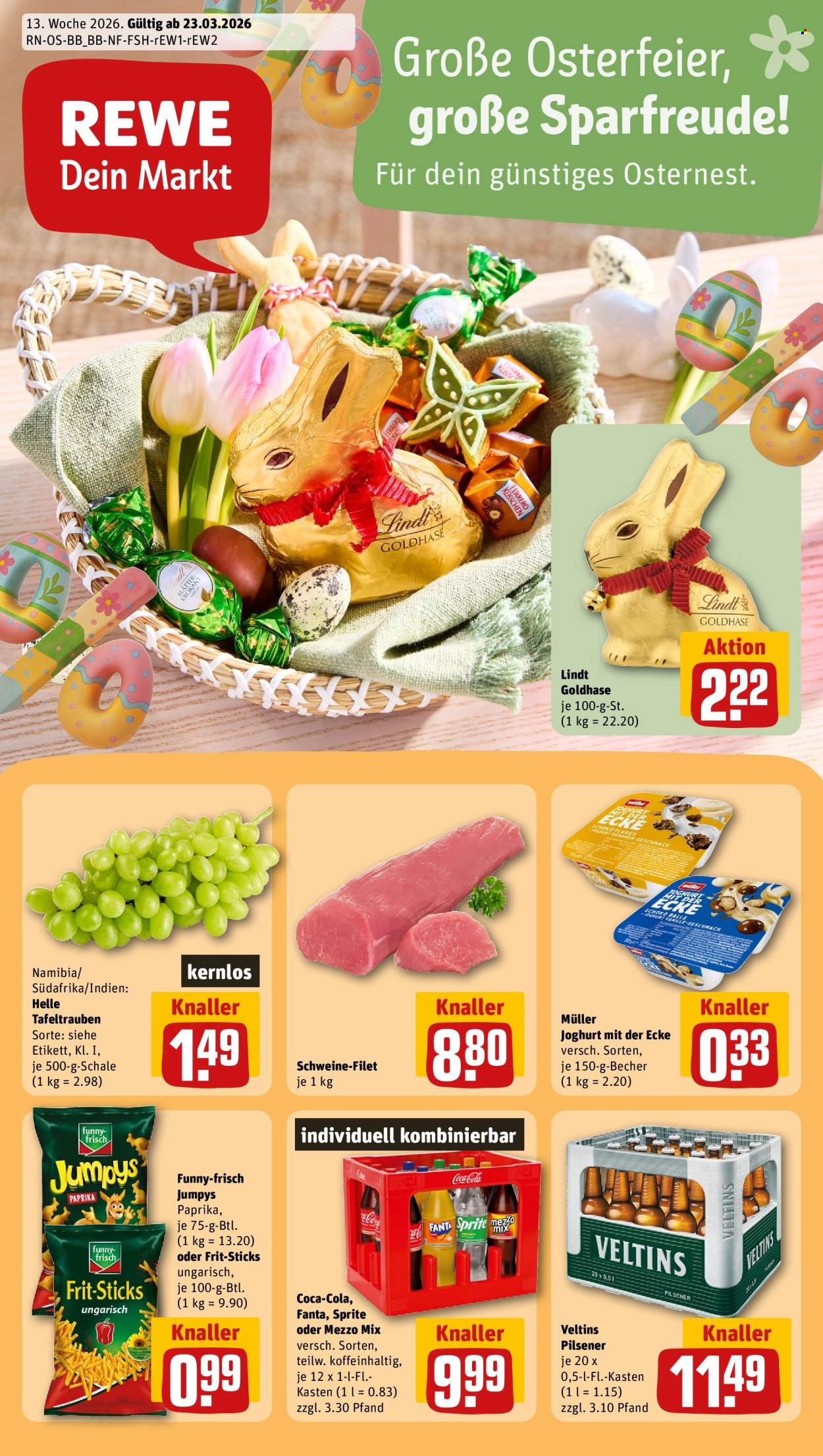 REWE Prospekte  - 23.03.2026 - 29.03.2026. Seite 1